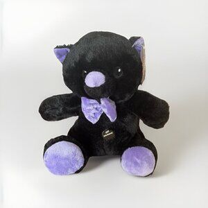 Petsmart BLACK Cat Lucky HALLOWEEN CAT Plush Squeaks NWT‎